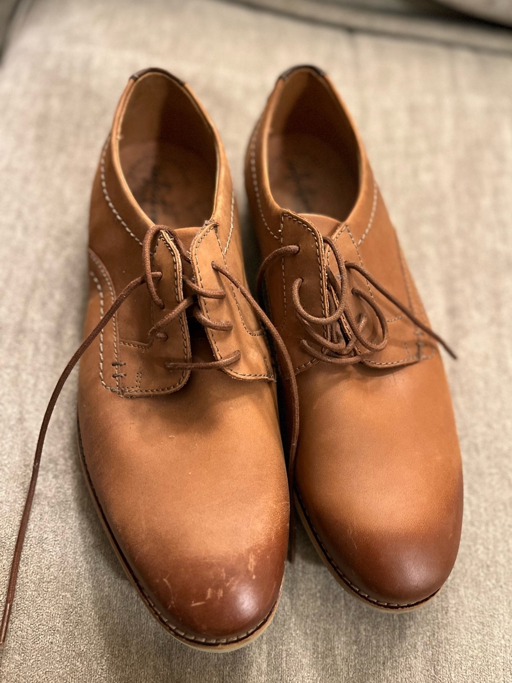 Clarks Men's Brown Leather Derby Shoes